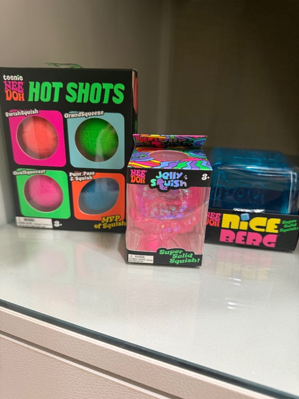 Needoh bundle- nice berg, hot shots, jelly squish